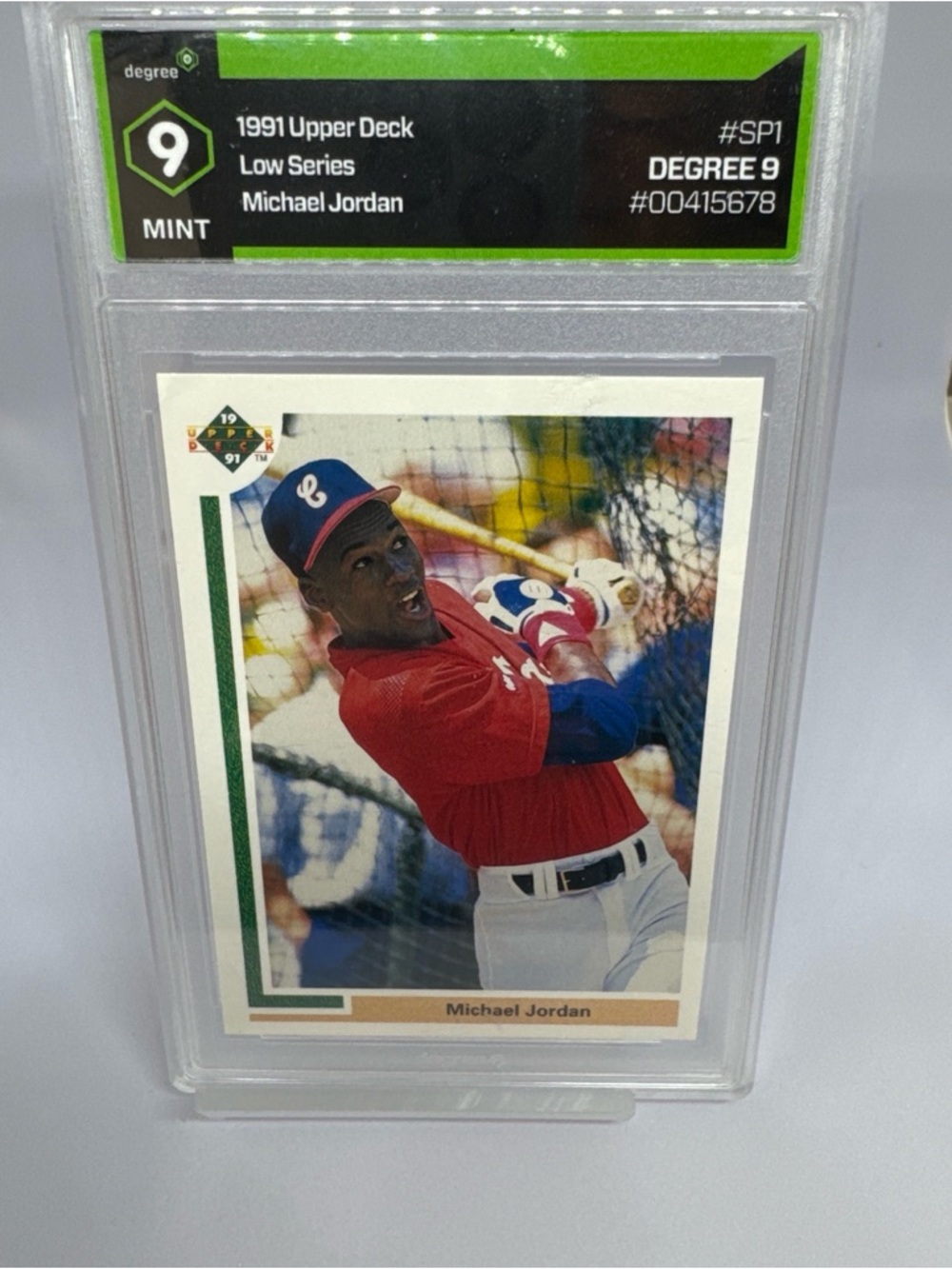 1991 Upper Deck Trading Card - Red Jersey (Mint Graded)